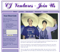 Tablet Screenshot of cjventures.com